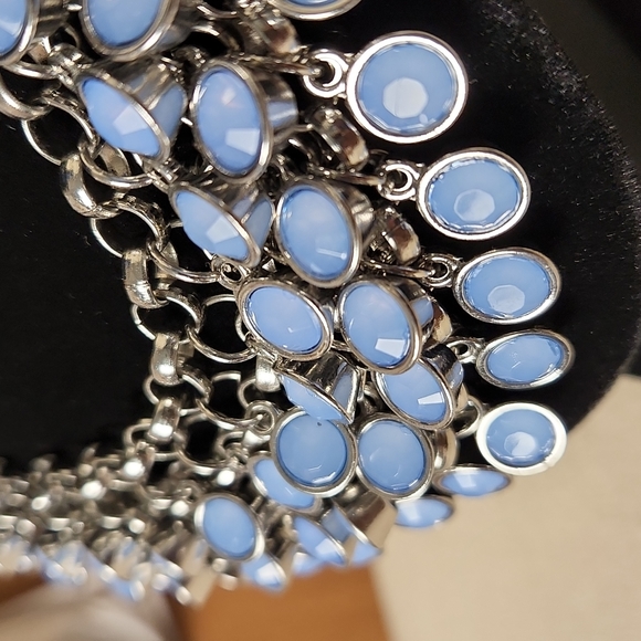The Limited Blue Gem Statement Necklace - Picture 2 of 3